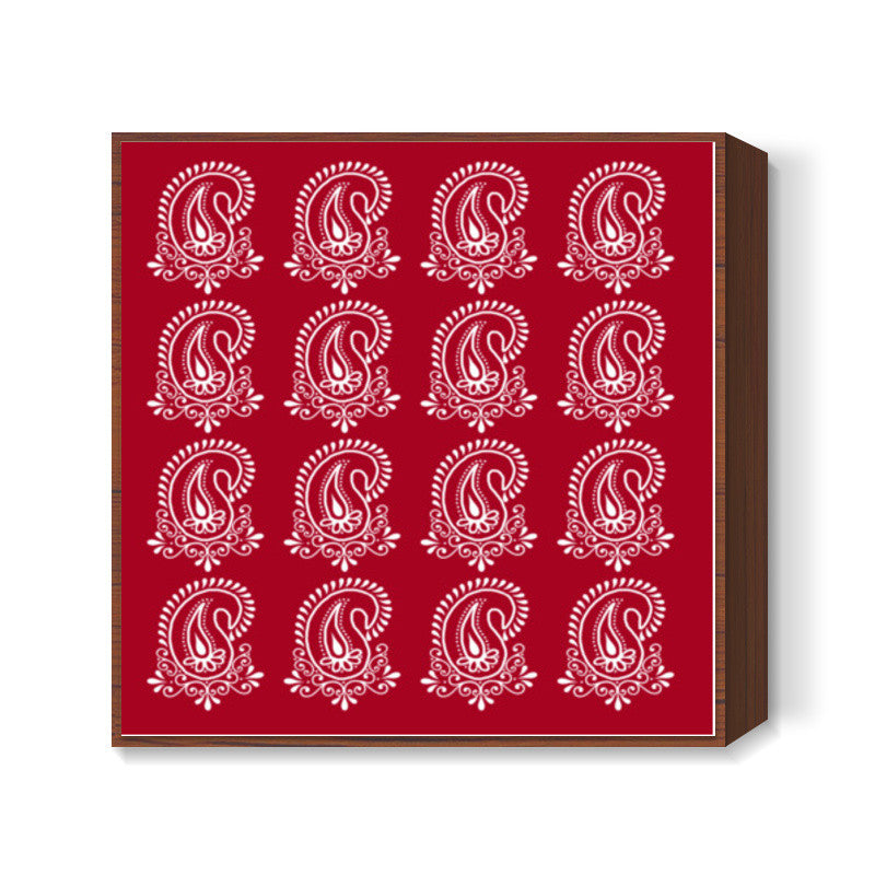 Paisley Pattern Square Art Prints