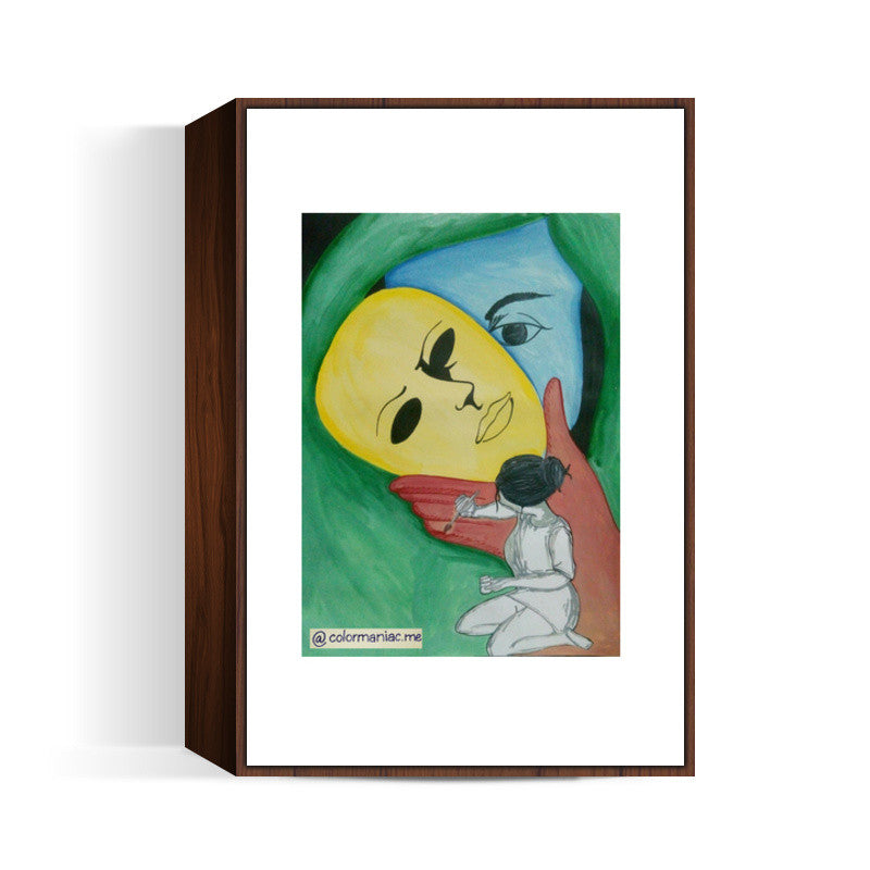 The lonely painter Wall Art