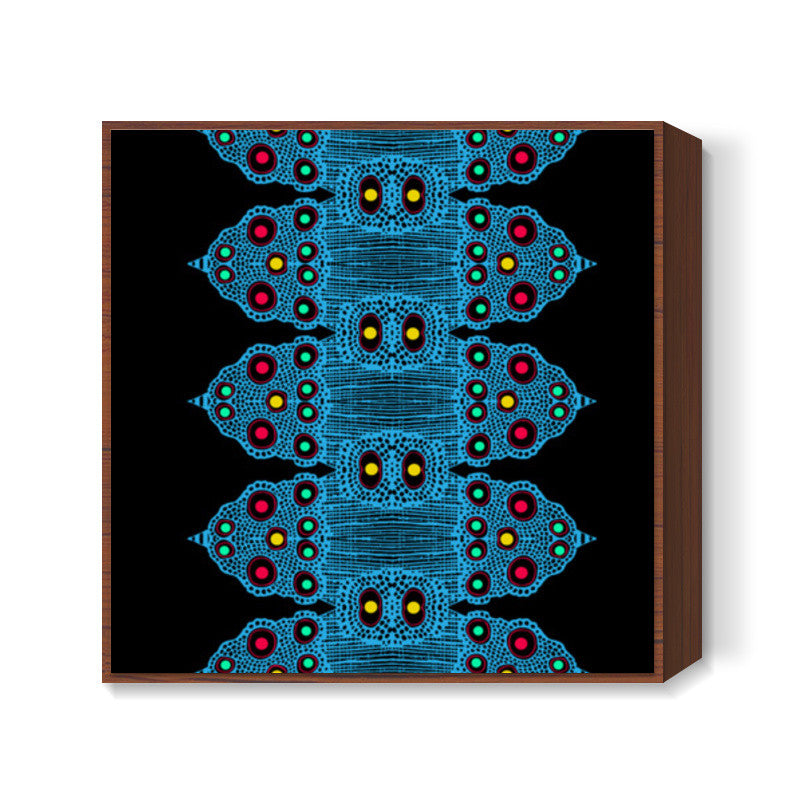Micrometrics Psych-e-delic ! Square Art Prints