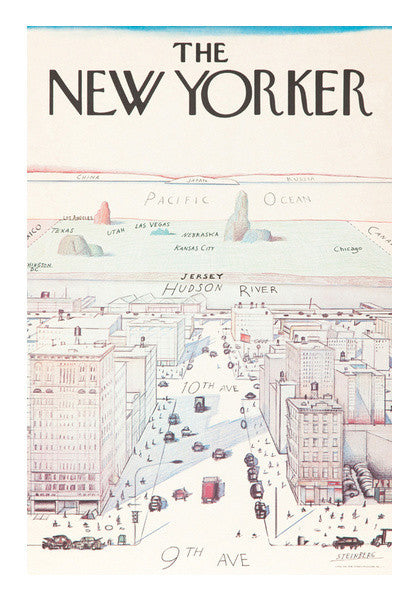 Vintage New Yorker Famous Cover Poster Art PosterGully Specials