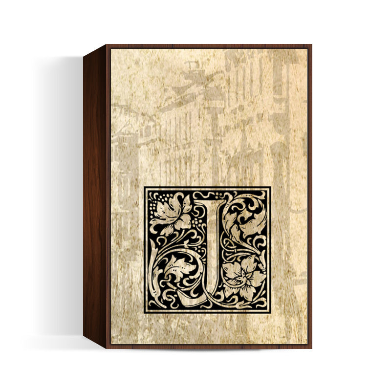 Ornate J Wall Art