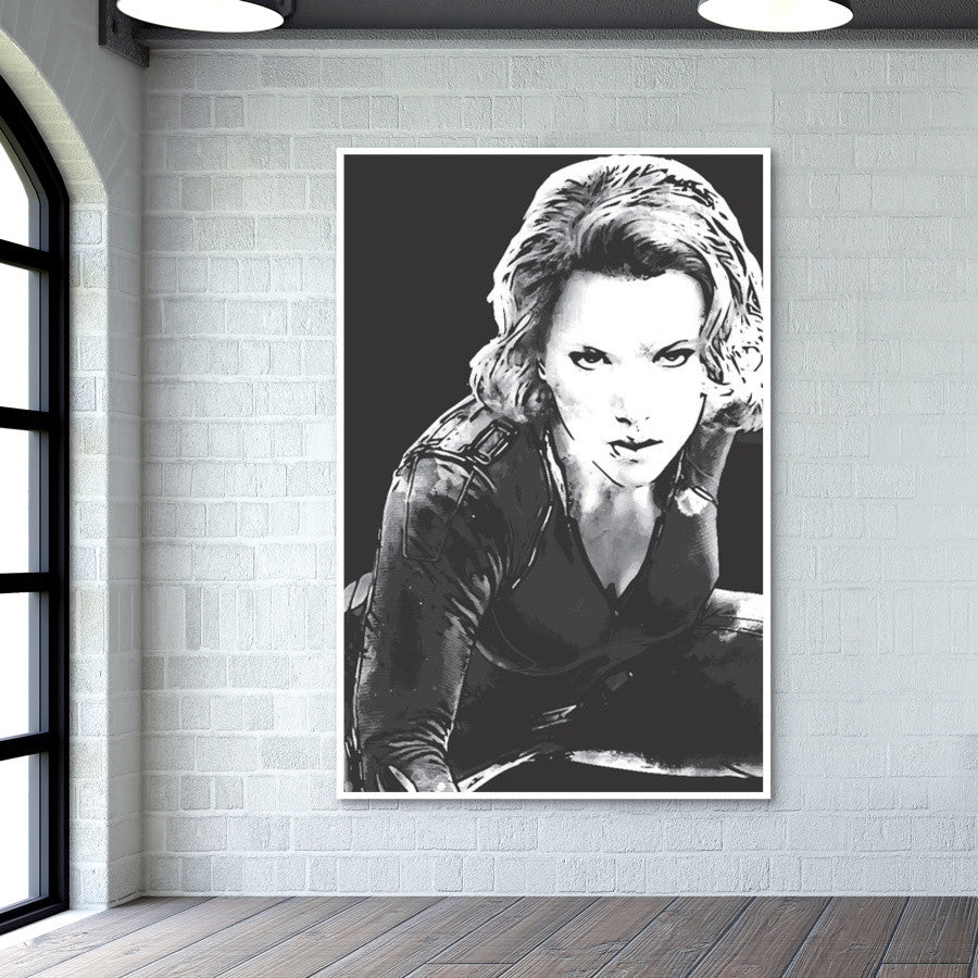 Black Widow Scarlett Johansson Artwork