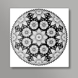 Flower Mandala Square Art Prints