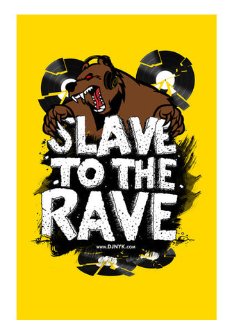 Wall Art, SLAVE TO RAVE Wall Art | DJ NYK, - PosterGully