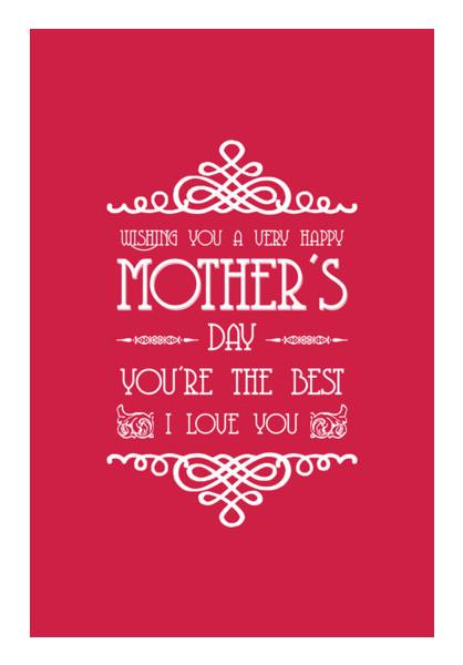 PosterGully Specials, Beautiful Mothers Day Typography Wall Art