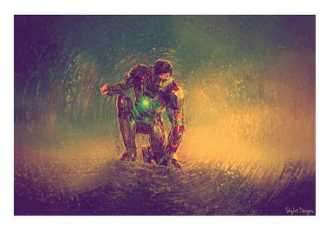 Iron Man Painting Wall Art