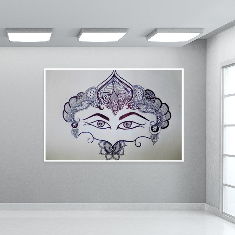 Women is POWER Doodle Wall Art