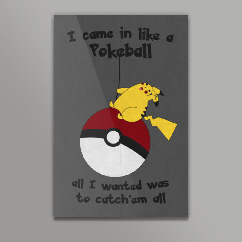 Pokemon Wrecking Ball meme Wall Art