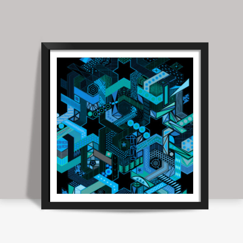 Tessellating Textures ! Square Art Prints