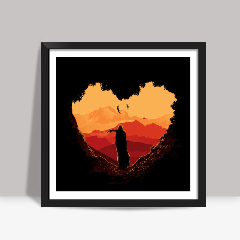Mother of Dragons Square Art Prints