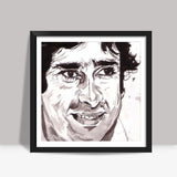 Bollywood star Shashi Kapoor won hearts with his special smile Square Art Prints