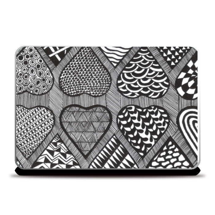 Prints in Hearts Laptop Skins