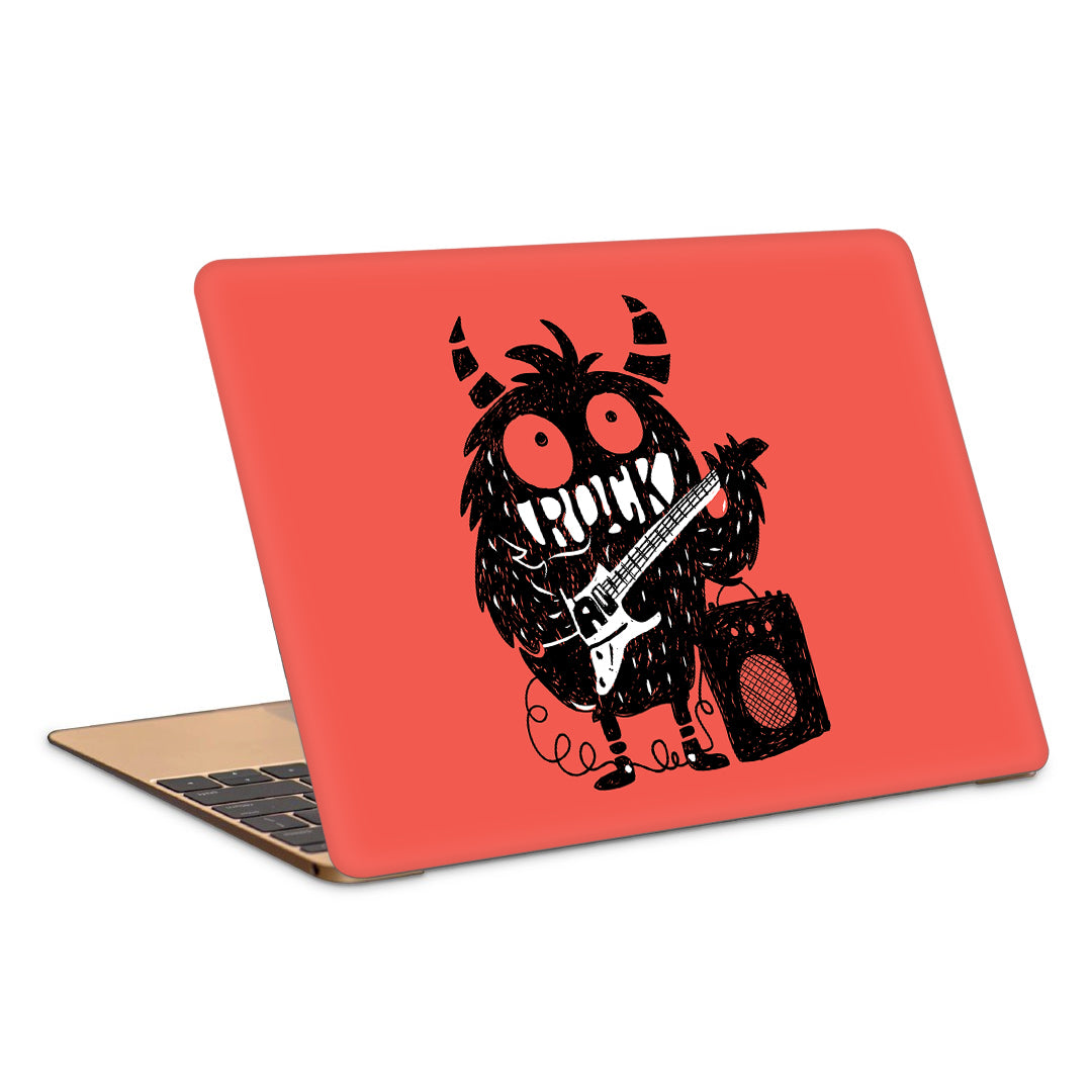 Rock Monster Guitar Pop Art Laptop Skin