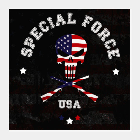 Square Art Prints, Special Force USA Square Art