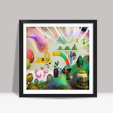 Android world  Square Art Prints