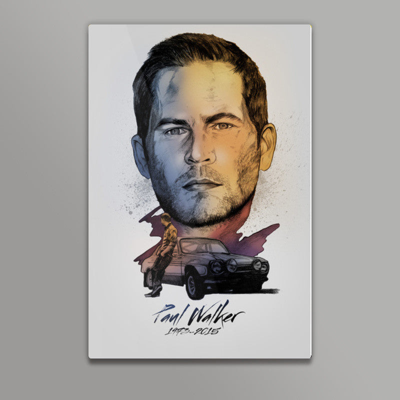 Paul Walker Tribute Wall Art