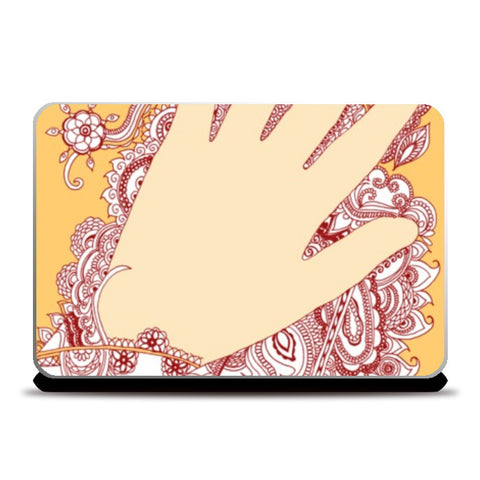 Laptop Skins, Henna Hands Laptop Skin | Liu, - PosterGully