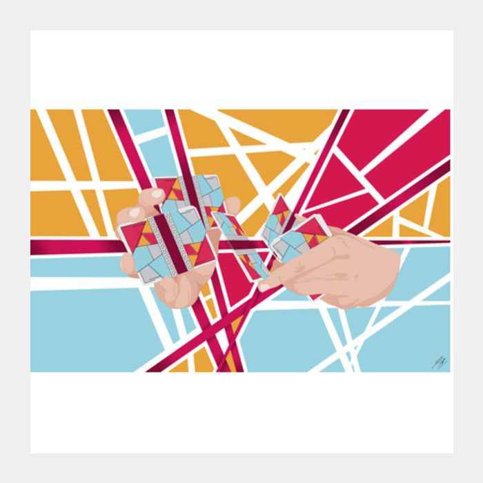 Cardistry Square Art Prints