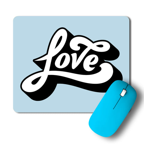 Love Minimal Artwork Mousepad