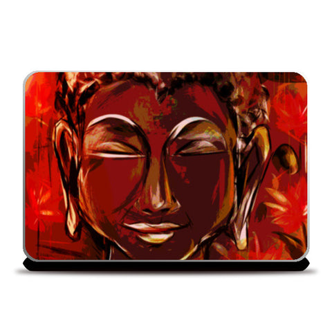 BUDDHA Buddhism teaches people that the real source of happiness is inner peace Laptop Skins