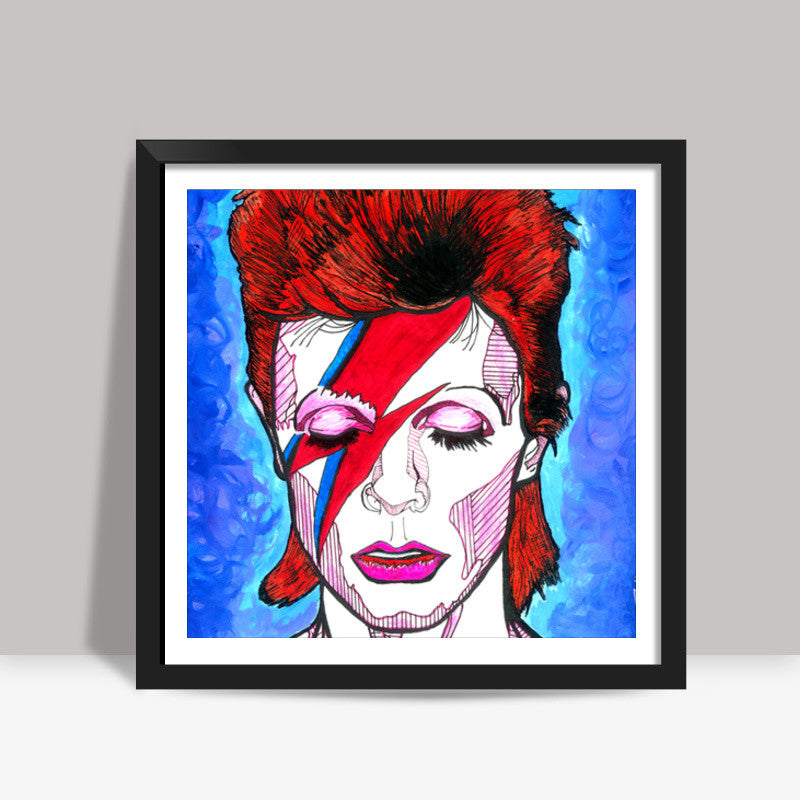 David Bowie - From Starman to Stardust Square Art Prints