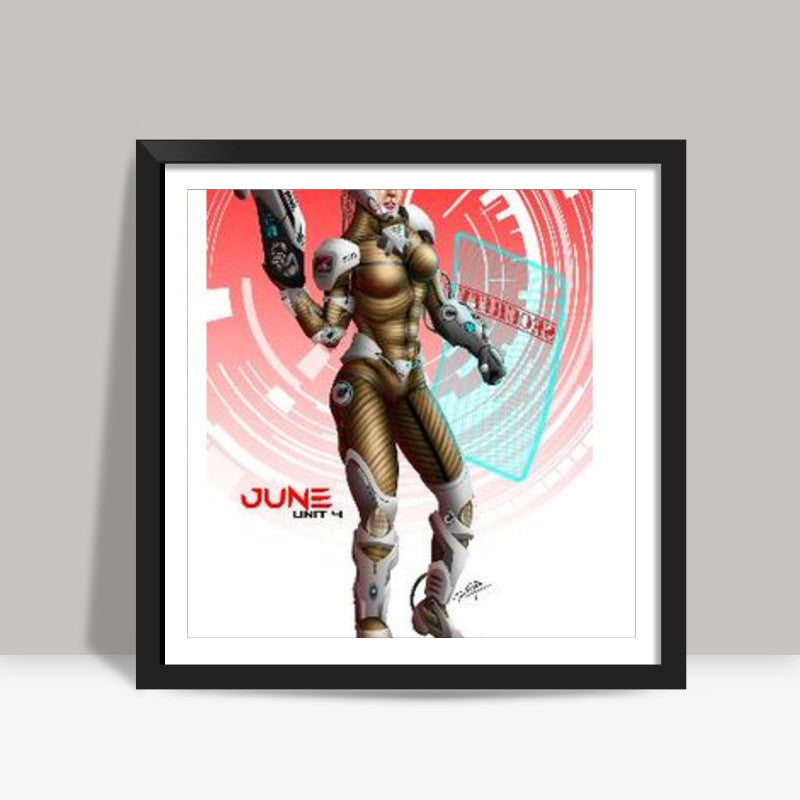 june Square Art Prints