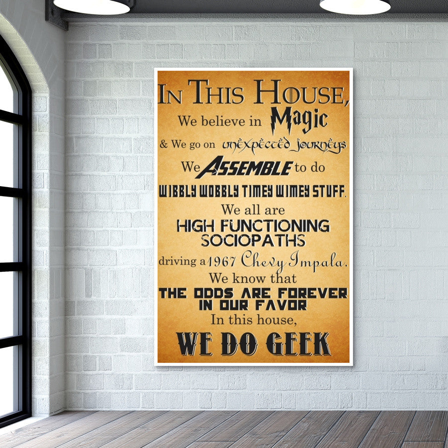 We do Geek Wall Art