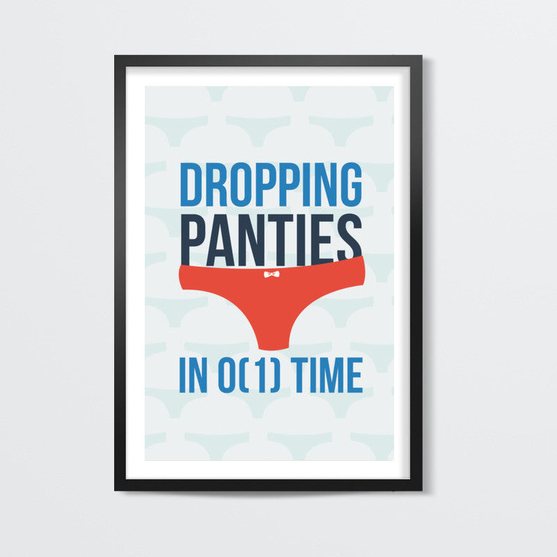 Dropping Them Like Coders Wall Art