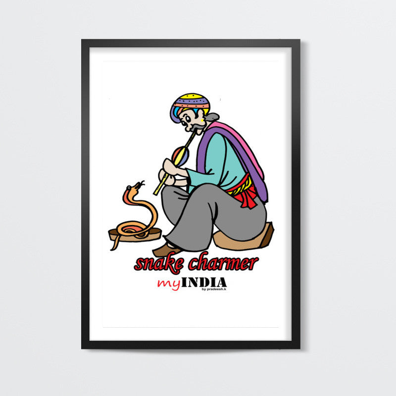 snake charmer Wall Art
