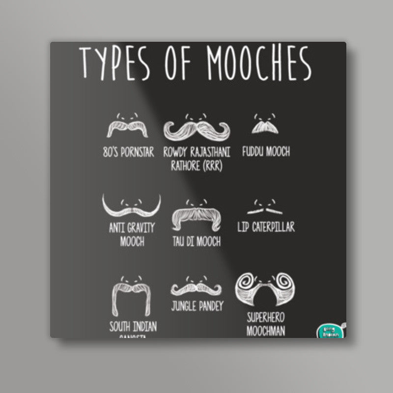 Types of Mooches Square Art Prints