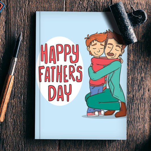 Son With Father Fathers Day | #Fathers Day Special Notebook