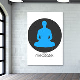 meditate - Zen Minimalist Art | Wall Art