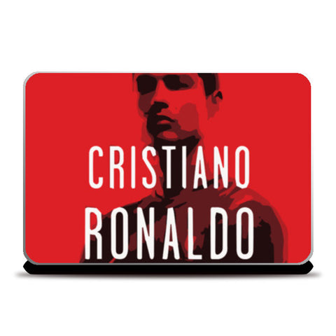 Laptop Skins, Cristiano Ronaldo Minimal Design Laptop Skins