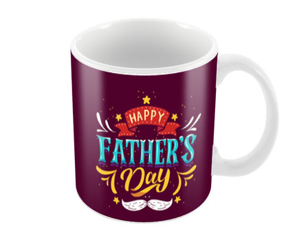 Happy Fathers Day Typography Illustration Artwork | #Fathers Day Special  Coffee Mugs