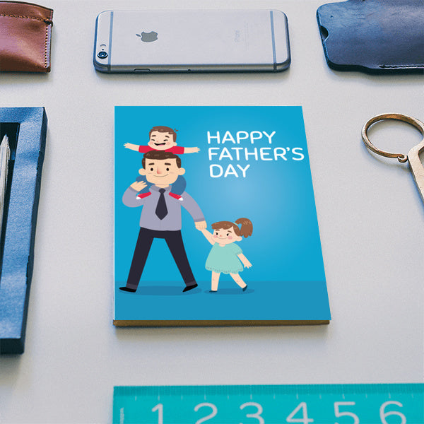 Cute Kids Playing With Dad Fathers Day | #Fathers Day Special Notebook