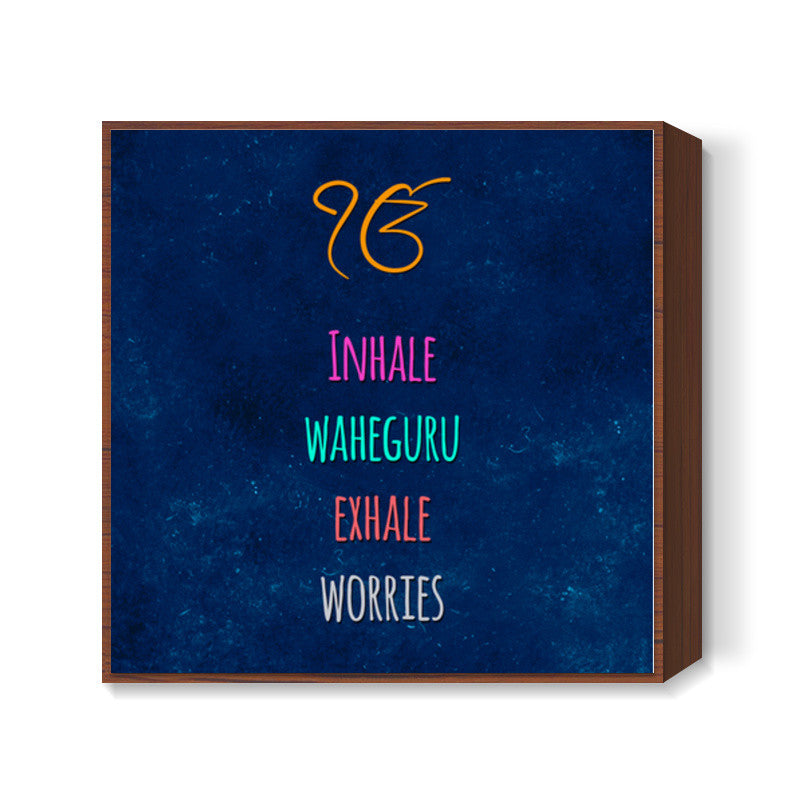 Waheguru Square Art Prints