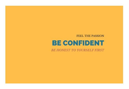 PosterGully Specials, Be Confident Quote Wall Art
