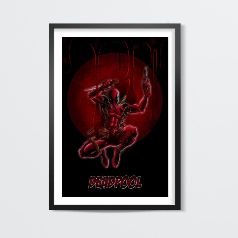 Deadpool Moon Artwork
