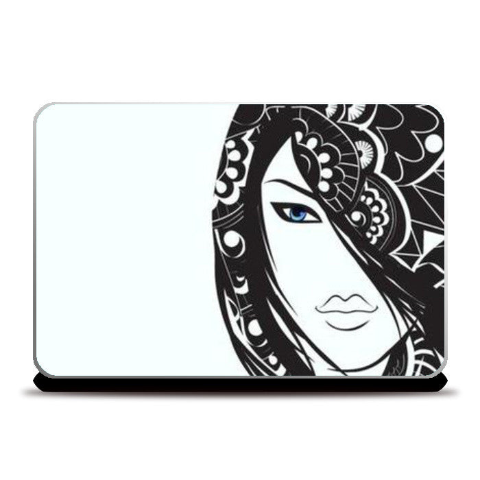 Zenart Mystery girl Laptop Skins