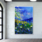 blue cornflowers 6761 Wall Art