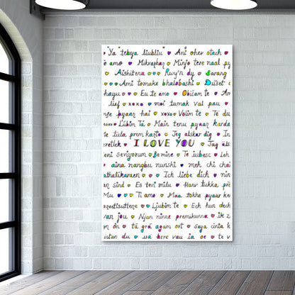 Valentines Day Special-Language of Love Wall Art