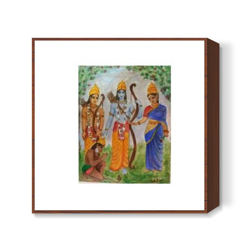 Sita, Ram, Lakshmane and Hanuman /artiste : Lalitavv