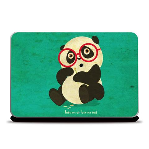 Laptop Skins, panda love me or not Laptop Skins