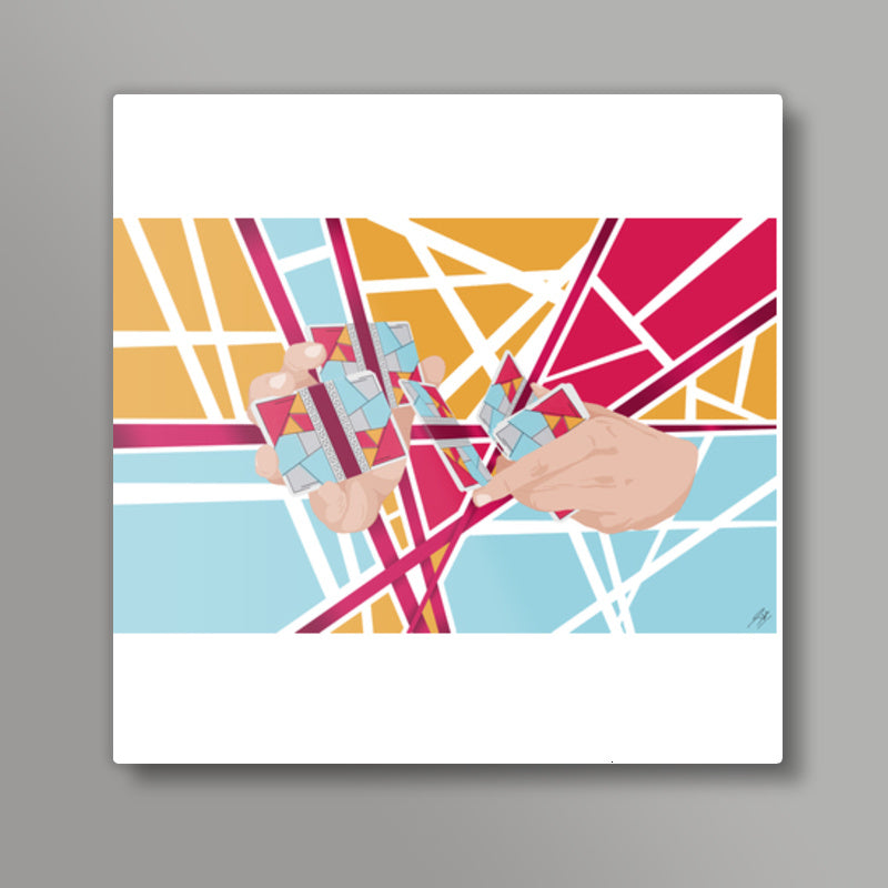 Cardistry Square Art Prints