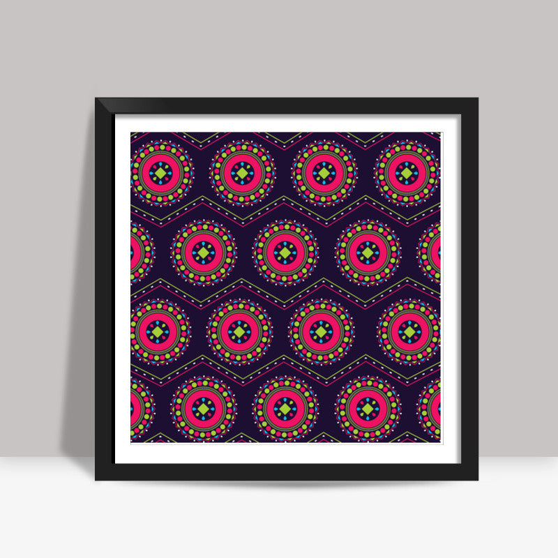 Traditional Patterns Square Art Prints