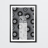 Monochrome Psychedelic  Wall Art