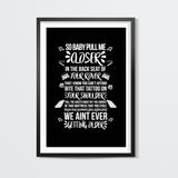 Baby Pull Me Closer Wall Art