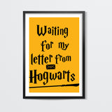 Letter from Hogwarts - Harry Potter Wall Art