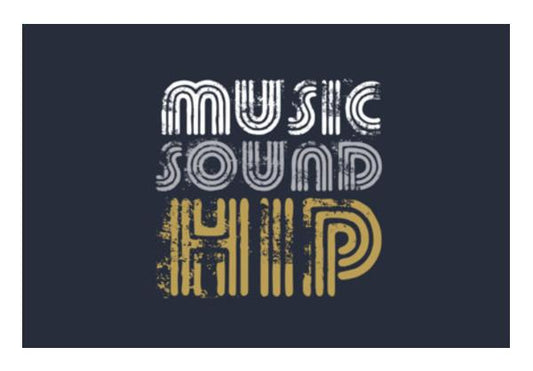 PosterGully Specials, Music Sound Hip Wall Art