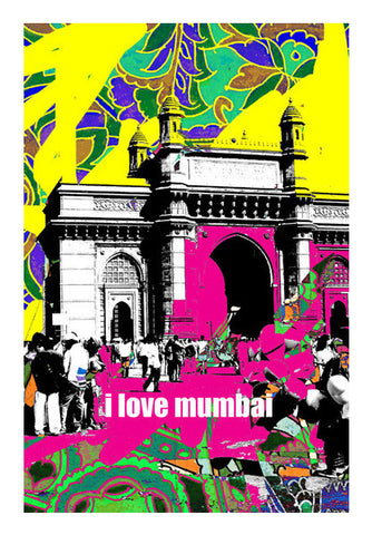 i love mumbai Wall Art